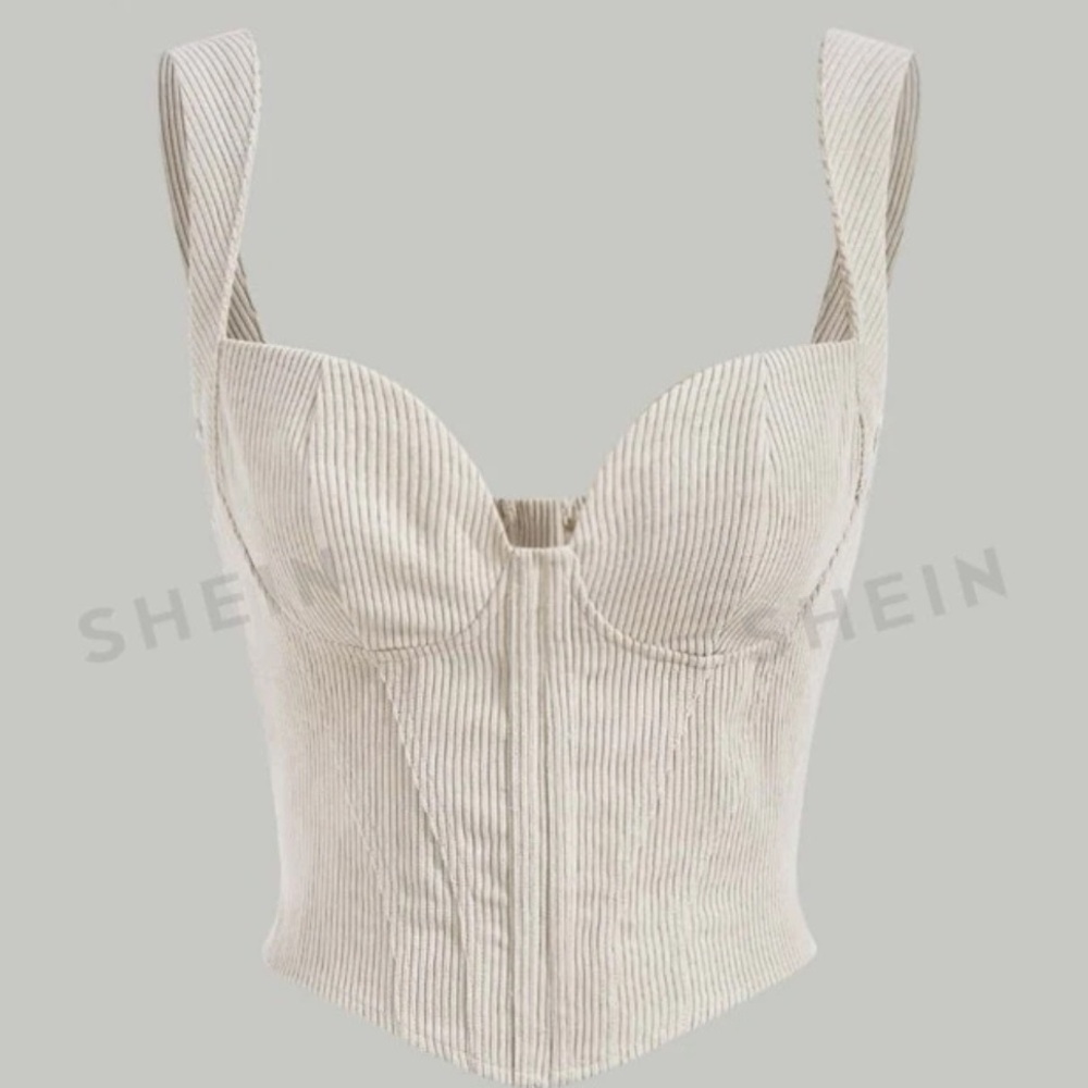 Beige Corset Top